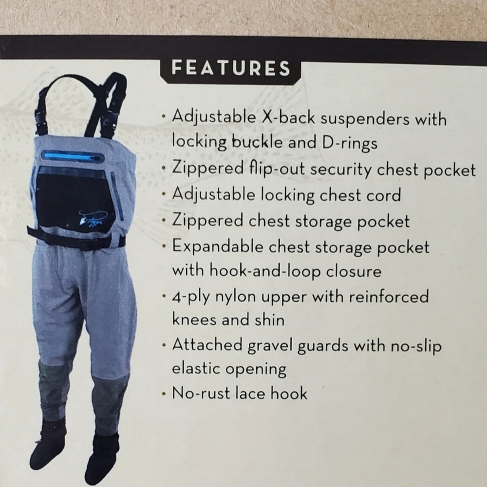 Gray/Tan Women's Frogg Toggs Fishing Waders